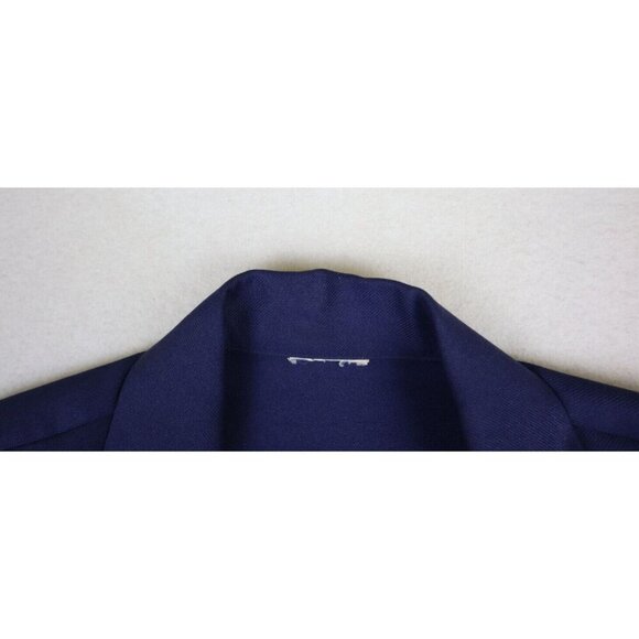 VINTAGE WOMEN'S BLUE POLYESTER PANT SUIT - SIZE PS - Picture 8 of 16